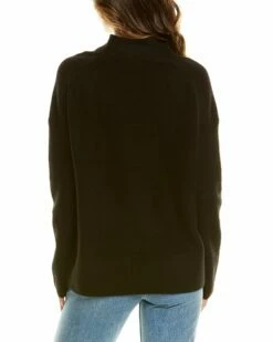 Vince Boiled Cowl Neck Cashmere Sweater Women Sweaters & Knits Black -Vince shop 1411404551 RLLZ black 2