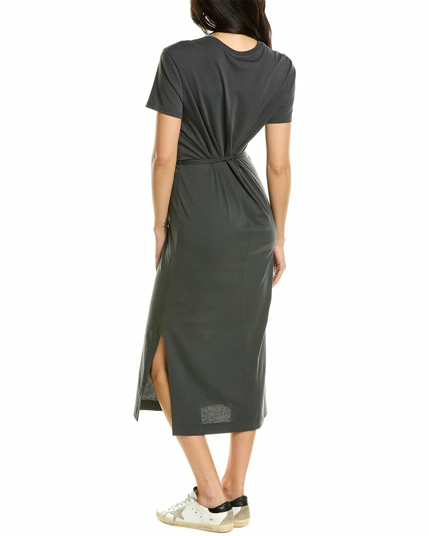Vince Tie Waist T-Shirt Dress Women Dresses 4 Vince Tie Waist T-Shirt Dress Women Dresses - Image 2