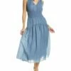 Vince Smocked A-Line Dress Women Dresses -Vince shop 1411447046 RLLZ 1