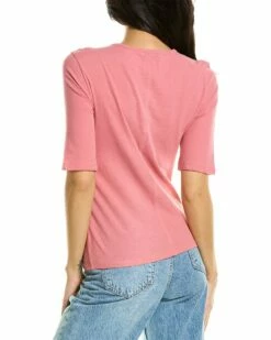 Vince Elbow-Sleeve T-Shirt Women Sweaters & Knits -Vince shop 1411495500 RLLZ 2