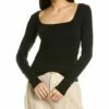 Vince Square Neck T-Shirt Women Sweaters & Knits -Vince shop 1411502358 RLLZ 1