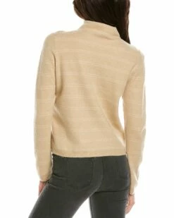Vince Striped Fitted Turtleneck Cashmere Sweater Women Sweaters & Knits -Vince shop 1411574941 RLLZ 2