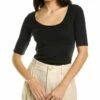 Vince Elbow-Sleeve T-Shirt Women Sweaters & Knits 1 Vince Elbow-Sleeve T-Shirt Women Sweaters & Knits -Vince shop 1411576452 RLLZ 1