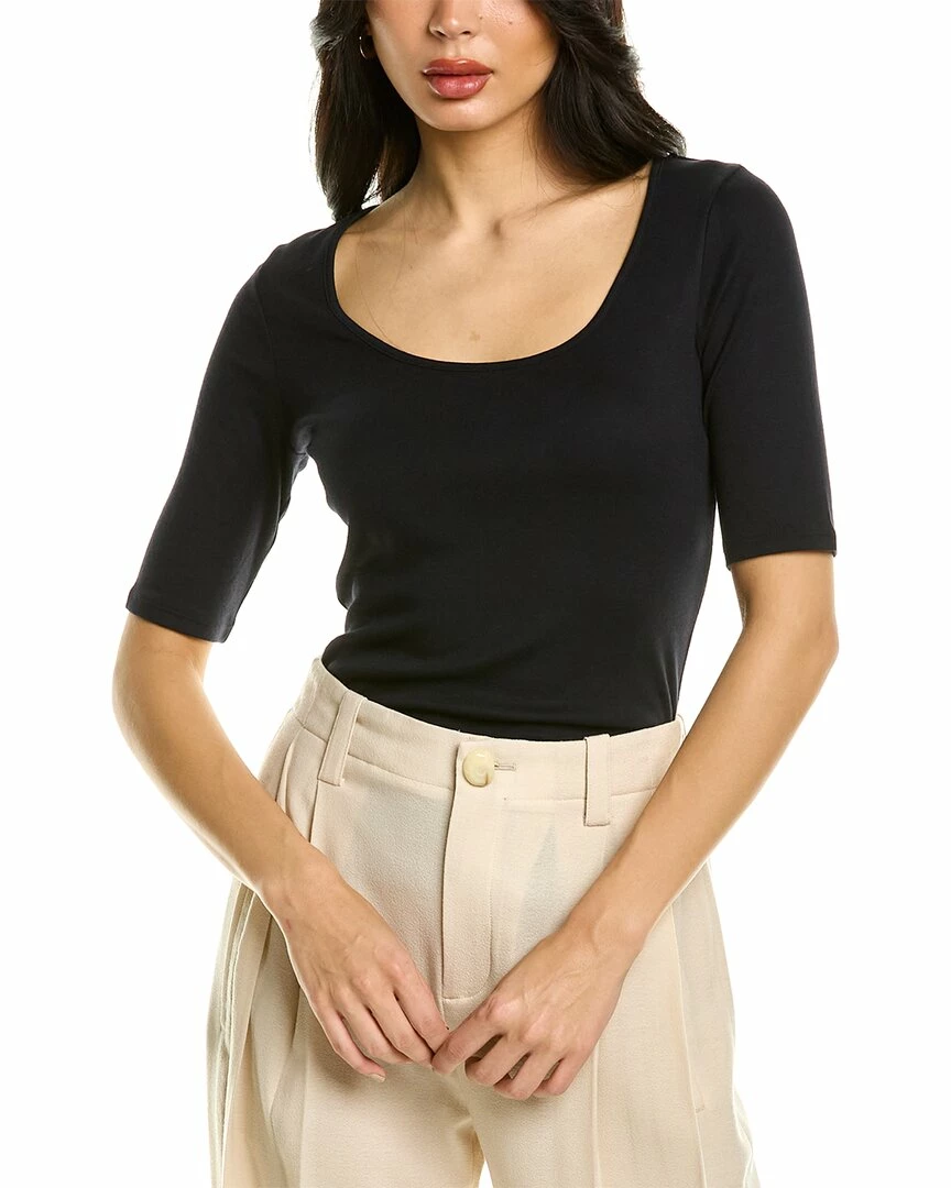 Vince Elbow-Sleeve T-Shirt Women Sweaters & Knits 3 Vince Elbow-Sleeve T-Shirt Women Sweaters & Knits
