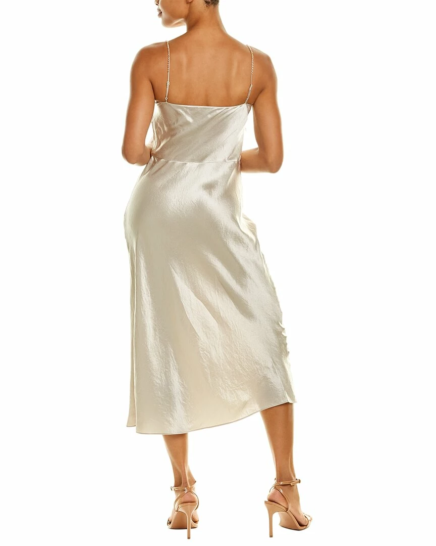 Vince Draped Beads V-Neck Slip Dress Women Dresses 4 Vince Draped Beads V-Neck Slip Dress Women Dresses - Image 2