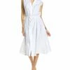 Vince Linen-Blend Shift Dress Women Dresses -Vince shop 1411597054 RLLZ 1