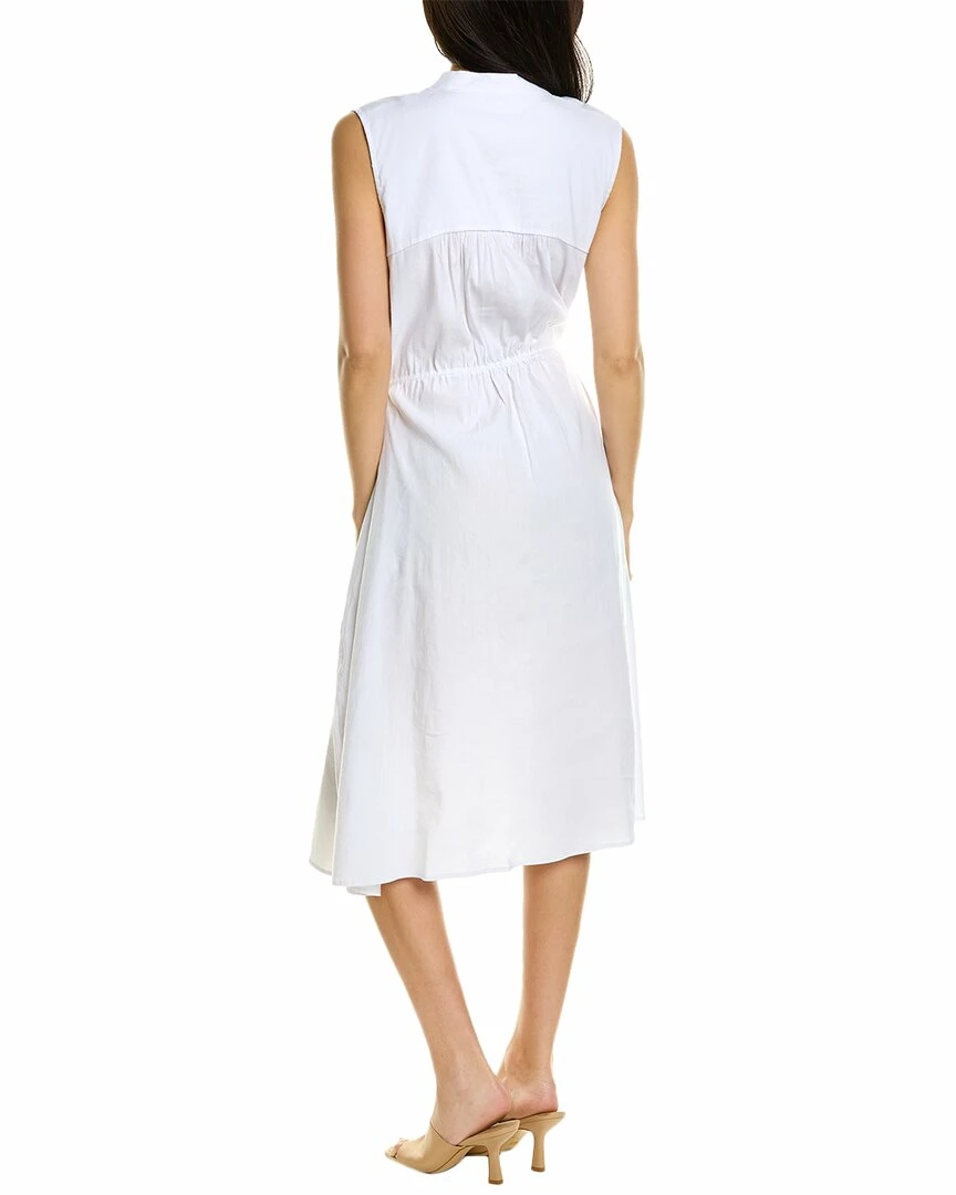 Vince Linen-Blend Shift Dress Women Dresses 3 Vince Linen-Blend Shift Dress Women Dresses - Image 2