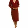 Vince Fitted Dolman Wool-Blend Sweaterdress Women Dresses -Vince shop 1411605994 RLLZ 1