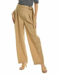 Vince Tie Front Wide Leg Pant Women Pants
