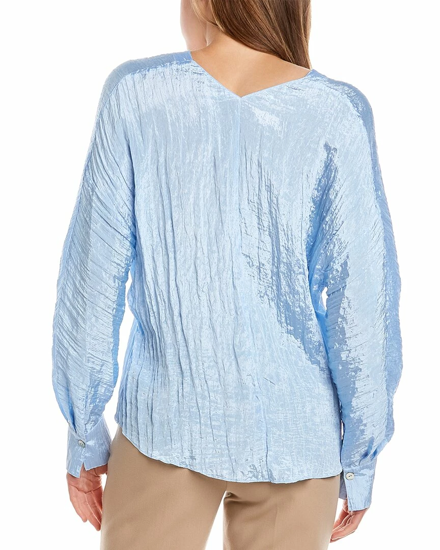 Vince Crinkled Textured Blouse Women Tops 4 Vince Crinkled Textured Blouse Women Tops - Image 2