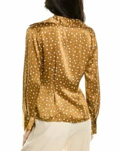 Vince Tossed Dot Silk Blouse Women Tops 6 Vince Tossed Dot Silk Blouse Women Tops -Vince shop 1411681724 RLLZ 2