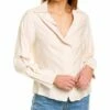 Vince Fitted Blouse Women Tops