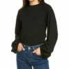Vince Puff Sleeve Wool-Blend Top Women Tops -Vince shop 1411807055 RLLZ 1