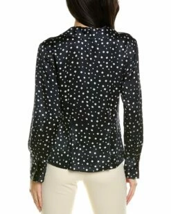 Vince Fitted Collar Silk Blouse Women Tops 6 Vince Fitted Collar Silk Blouse Women Tops -Vince shop 1411819170 RLLZ 2