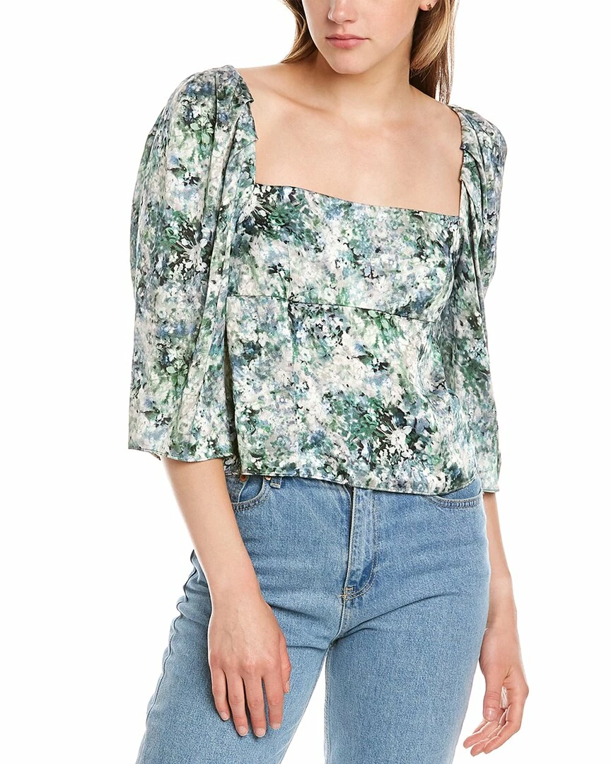 Vince Painted Floral Top Women Tops 3 Vince Painted Floral Top Women Tops
