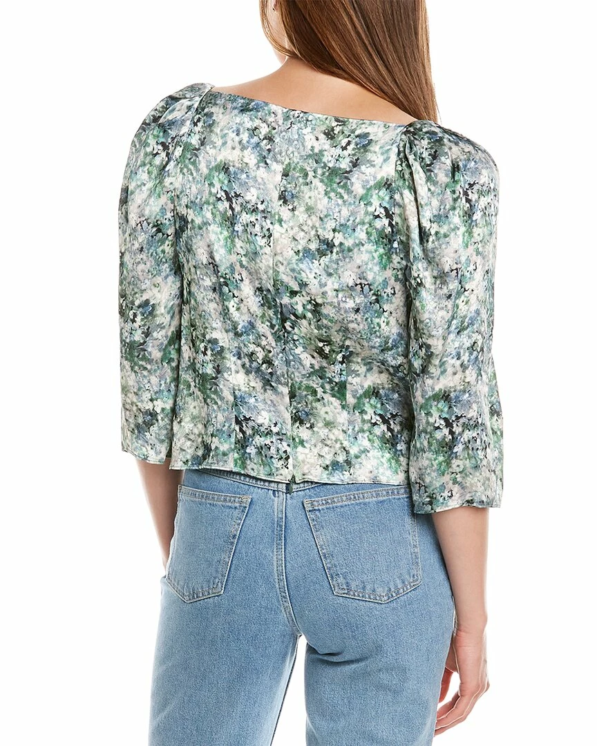 Vince Painted Floral Top Women Tops 4 Vince Painted Floral Top Women Tops - Image 2