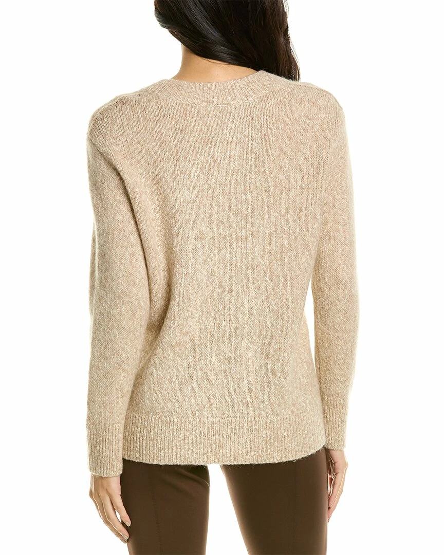Vince Textured Wool, Alpaca, & Silk-Blend Tunic Sweater Women Sweaters & Knits 4 Vince Textured Wool, Alpaca, & Silk-Blend Tunic Sweater Women Sweaters & Knits - Image 2