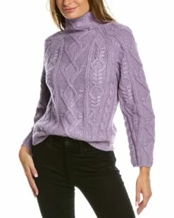 Vince Aran Raglan Mock Neck Alpaca & Wool-Blend Sweater Women Sweaters & Knits