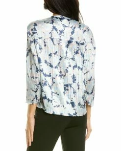 Vince Pleated Blouse Women Tops 6 Vince Pleated Blouse Women Tops -Vince shop 1411875237 RLLZ 2