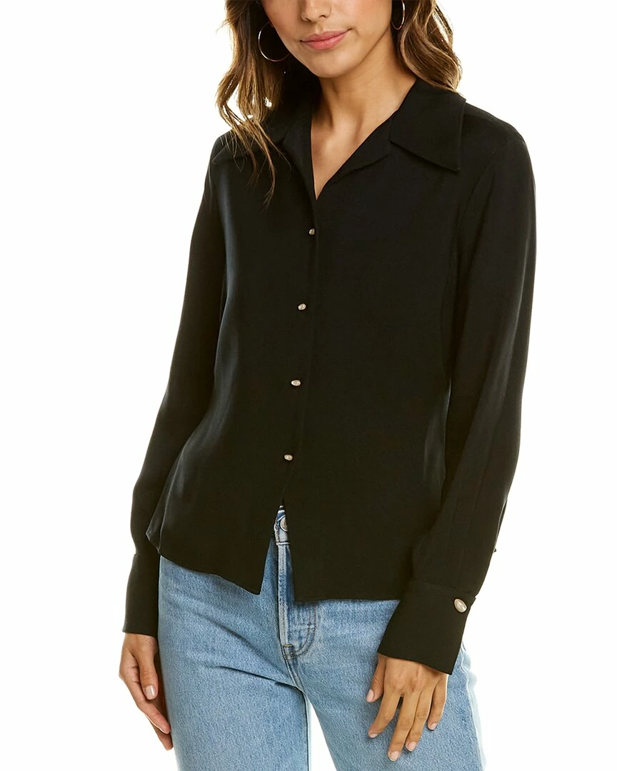 Vince Fitted Blouse Women Tops 3 Vince Fitted Blouse Women Tops