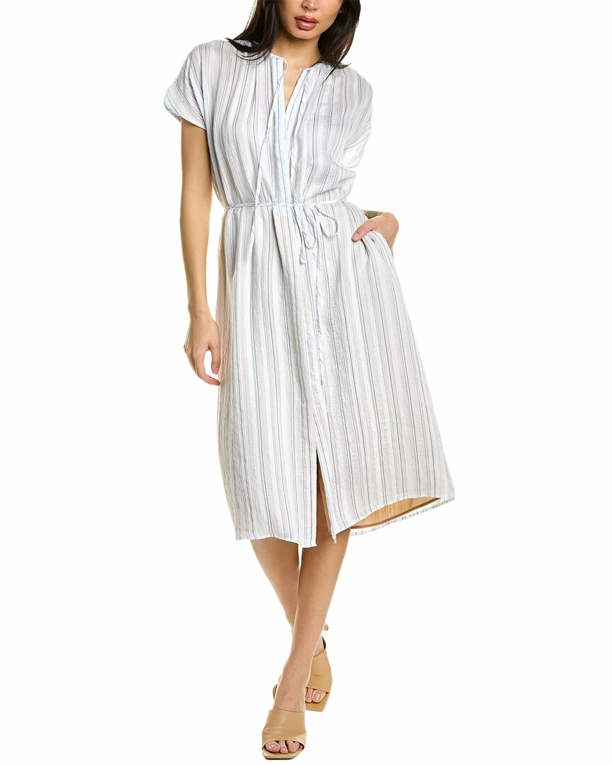 Vince Drapey Shirred Dress Women Dresses 3 Vince Drapey Shirred Dress Women Dresses