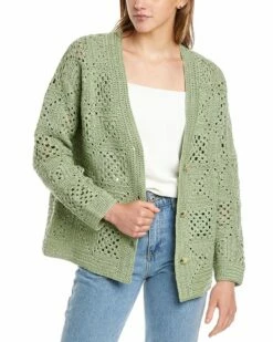 Vince Crocheted Cardigan Women Sweaters & Knits