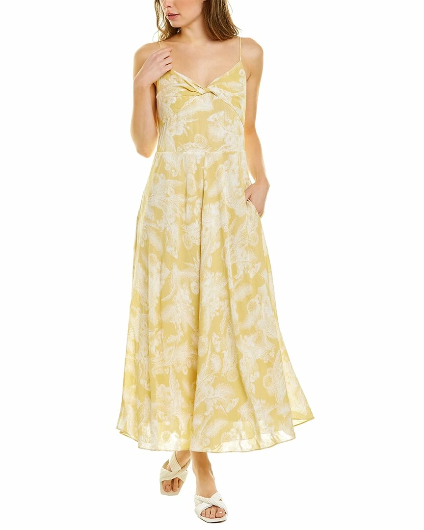 Vince Twist Knot Midi Dress Women Dresses 3 Vince Twist Knot Midi Dress Women Dresses